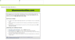 Desktop Screenshot of bluemoontextiles.com